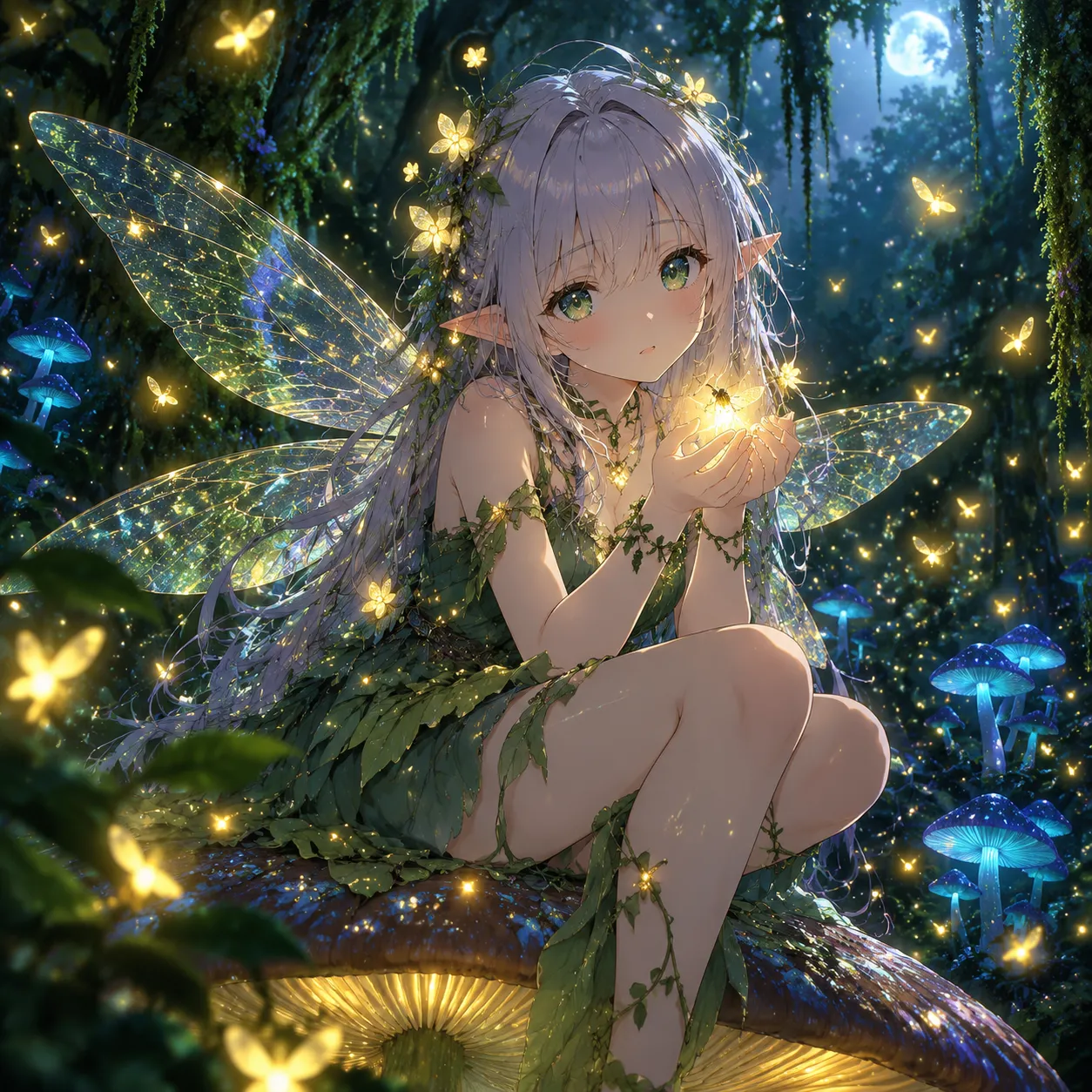 Anime: Glühwürmchen-Waldfee