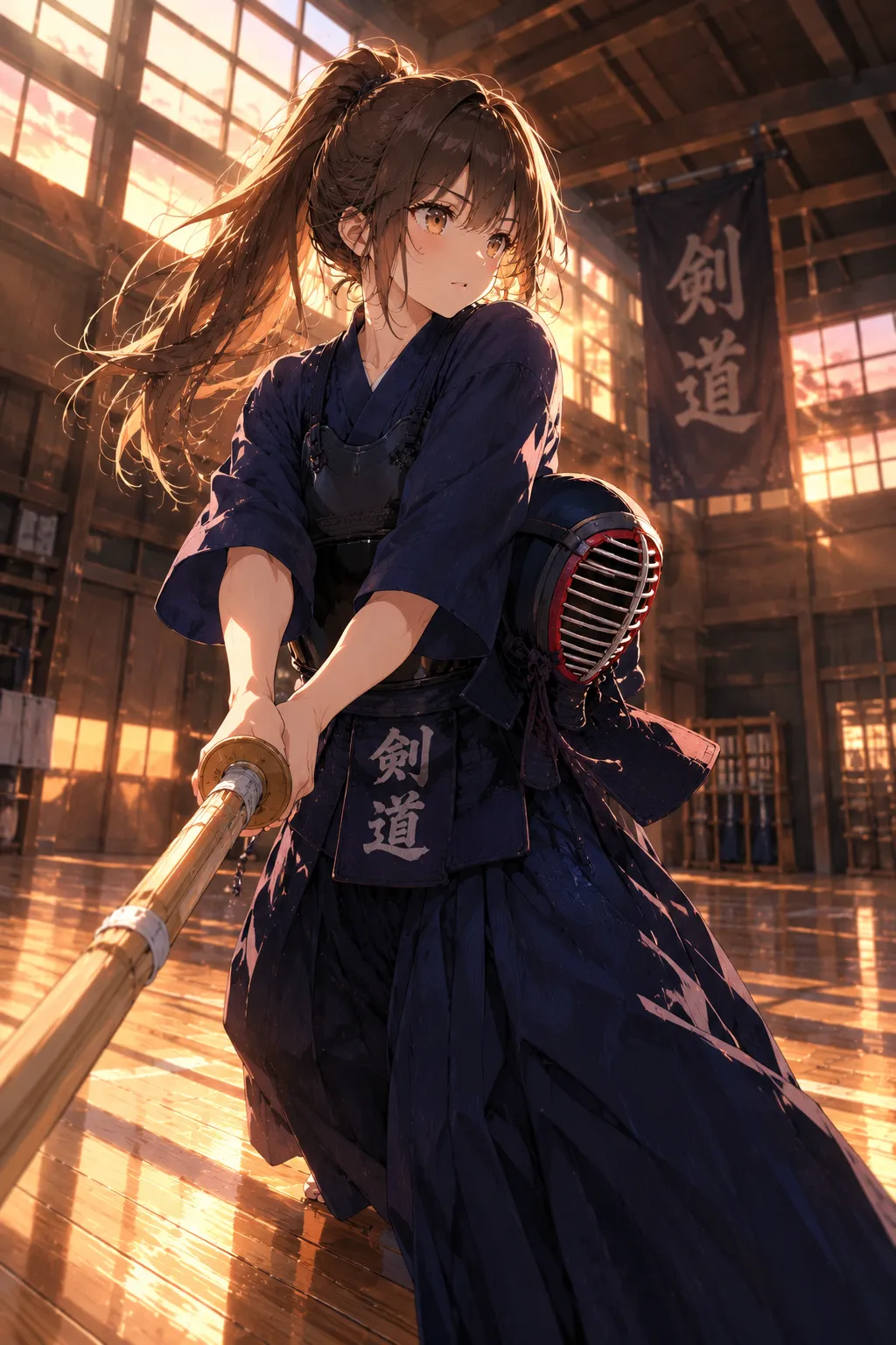 Anime : club de kendo au crépuscule