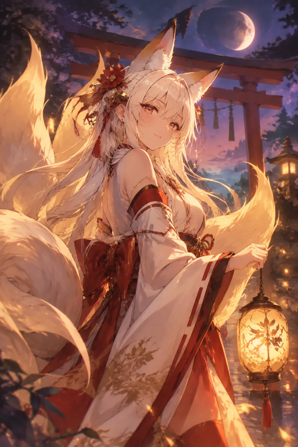 二次元动漫：狐妖少女 效果图