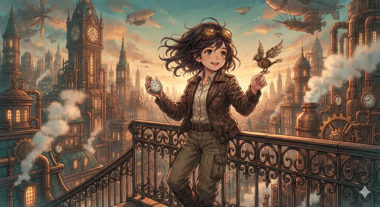 Anime: Steampunk Skyline