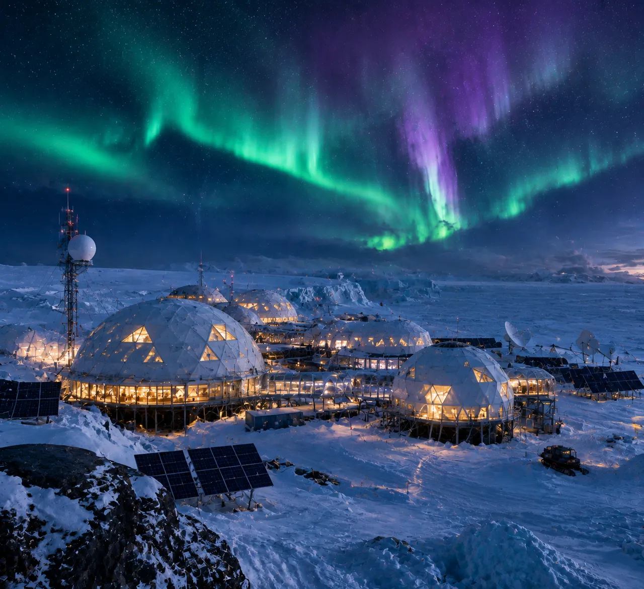 Architecture: Polar Ice Dome Station