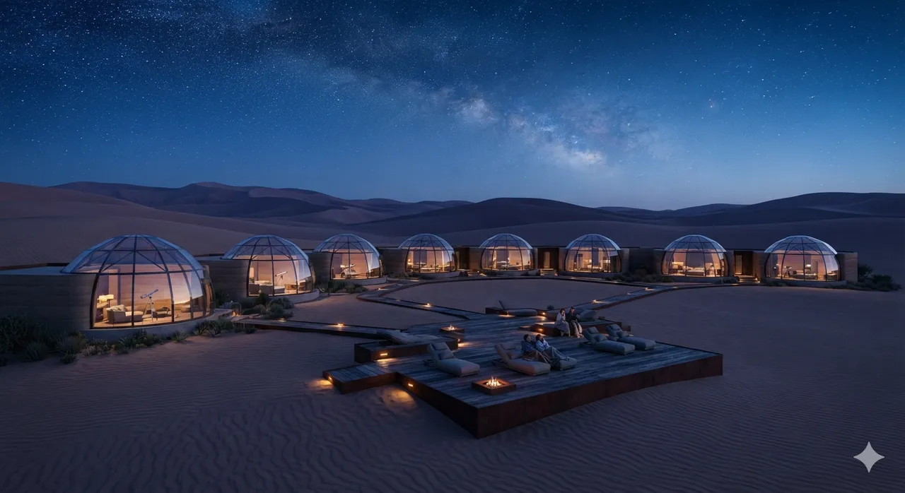 Arsitektur: Hotel Pengamat Bintang Gurun