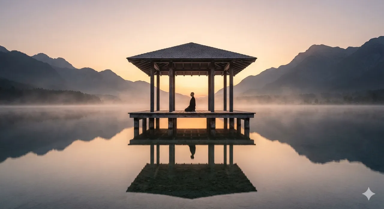 Arsitektur: Paviliun Meditasi Tepi Danau
