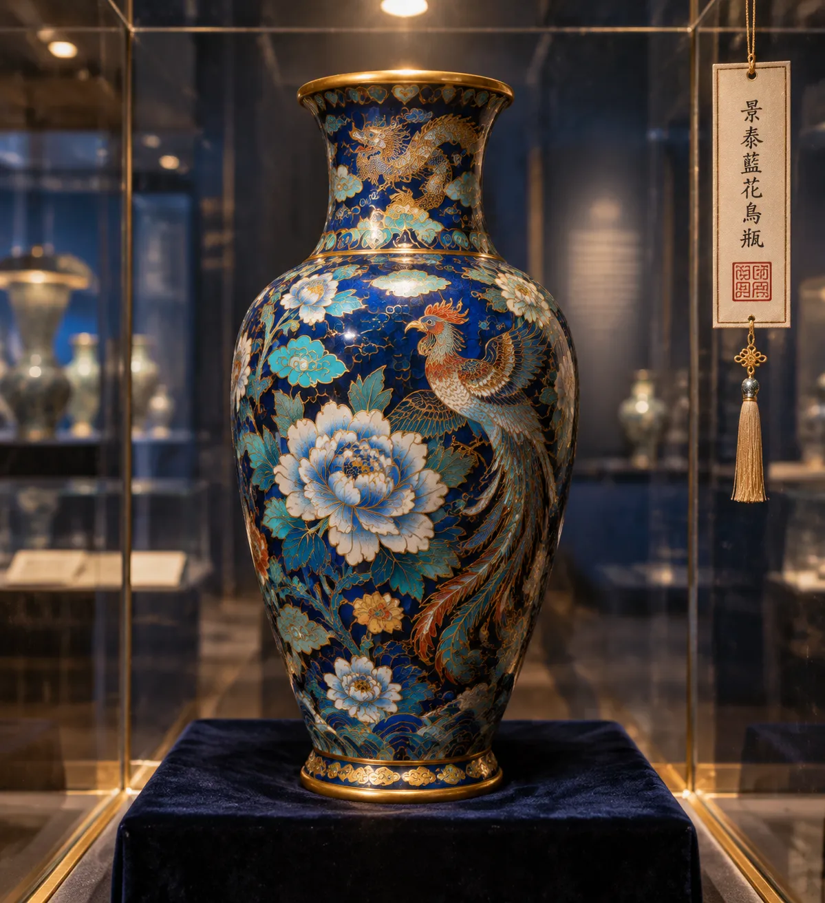 Enamel Art: Cloisonné Vase