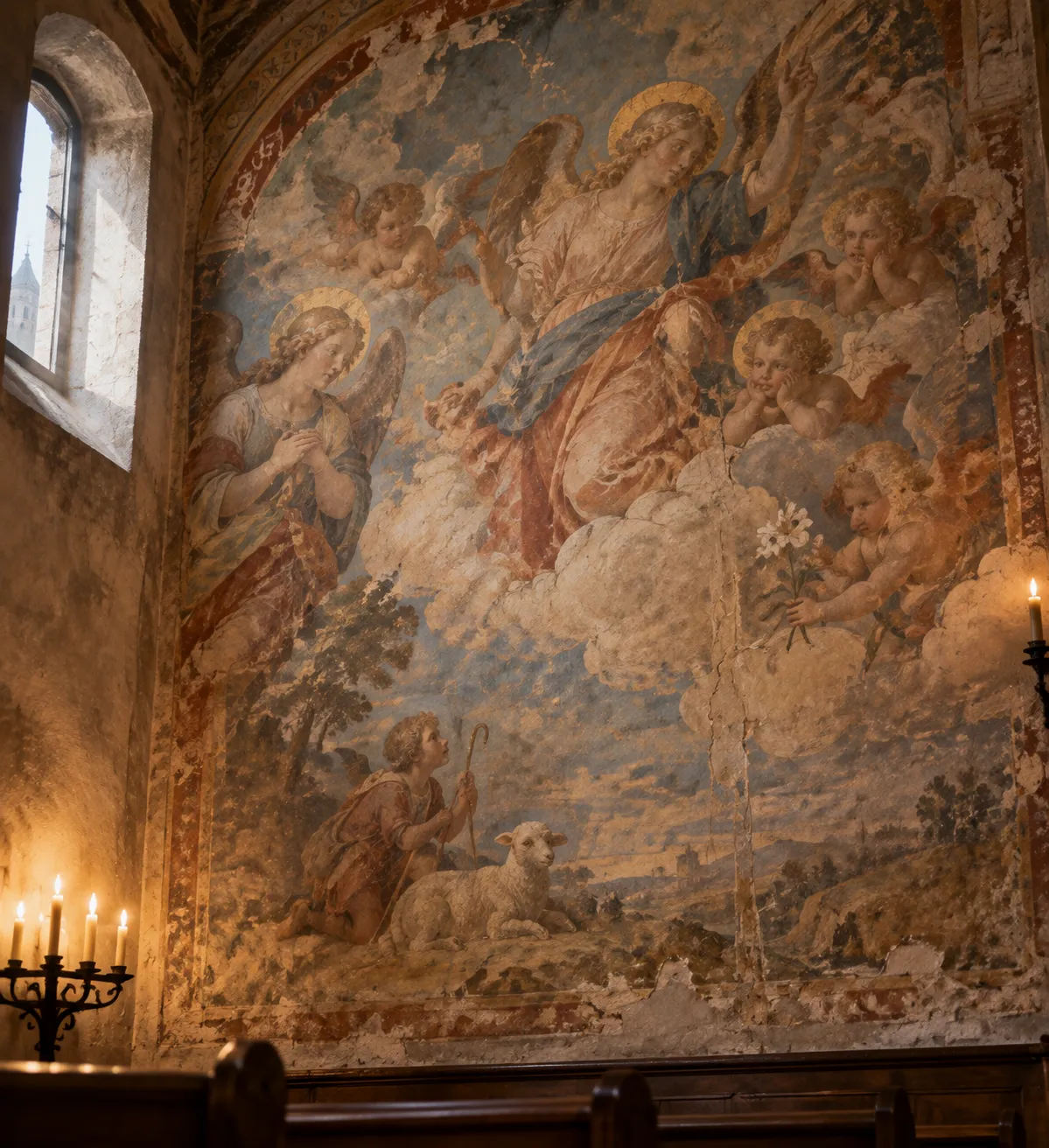 Fresco Art: Chapel Mural
