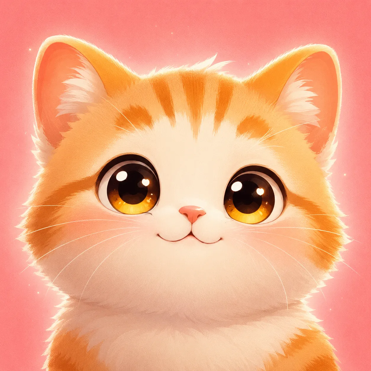 头像壁纸：卡通奶猫头像 效果图