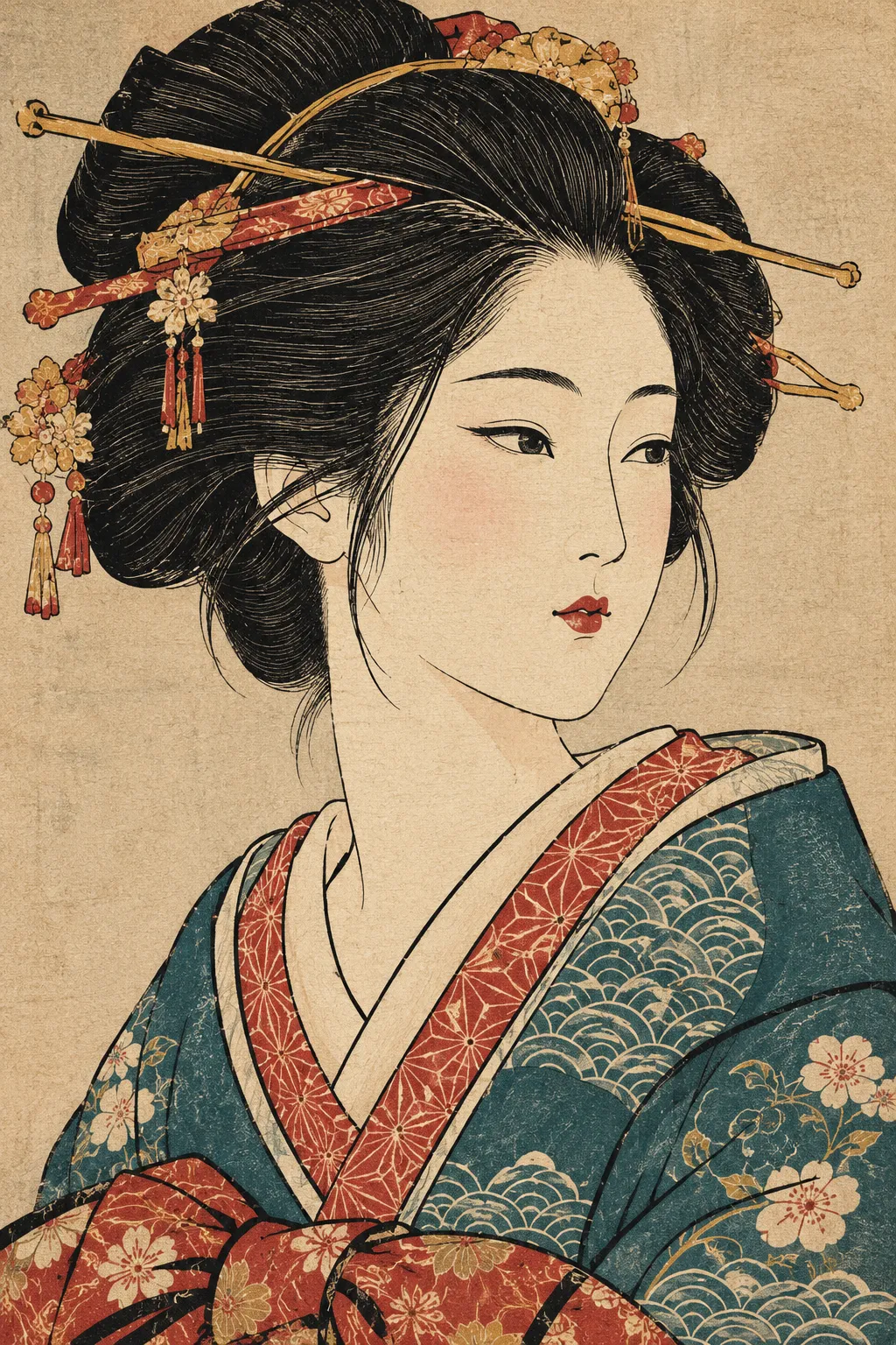 アバター：浮世絵の美人