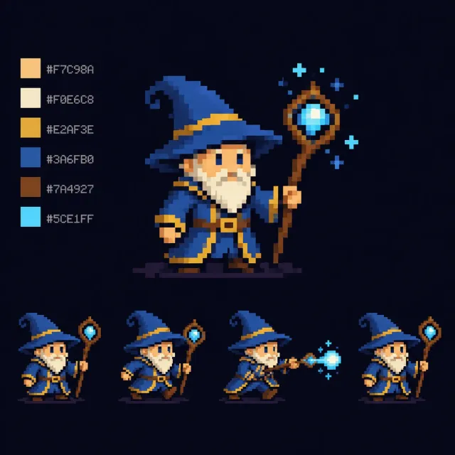 Pixel Avatar: Retro 8-bit Character