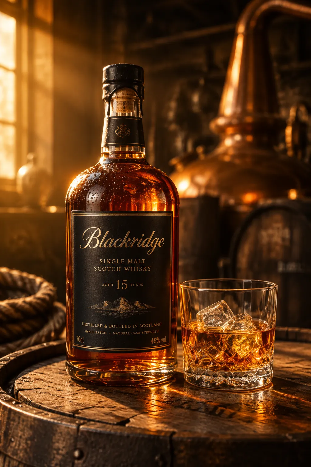 Fotografía de marca: whisky de malta pura