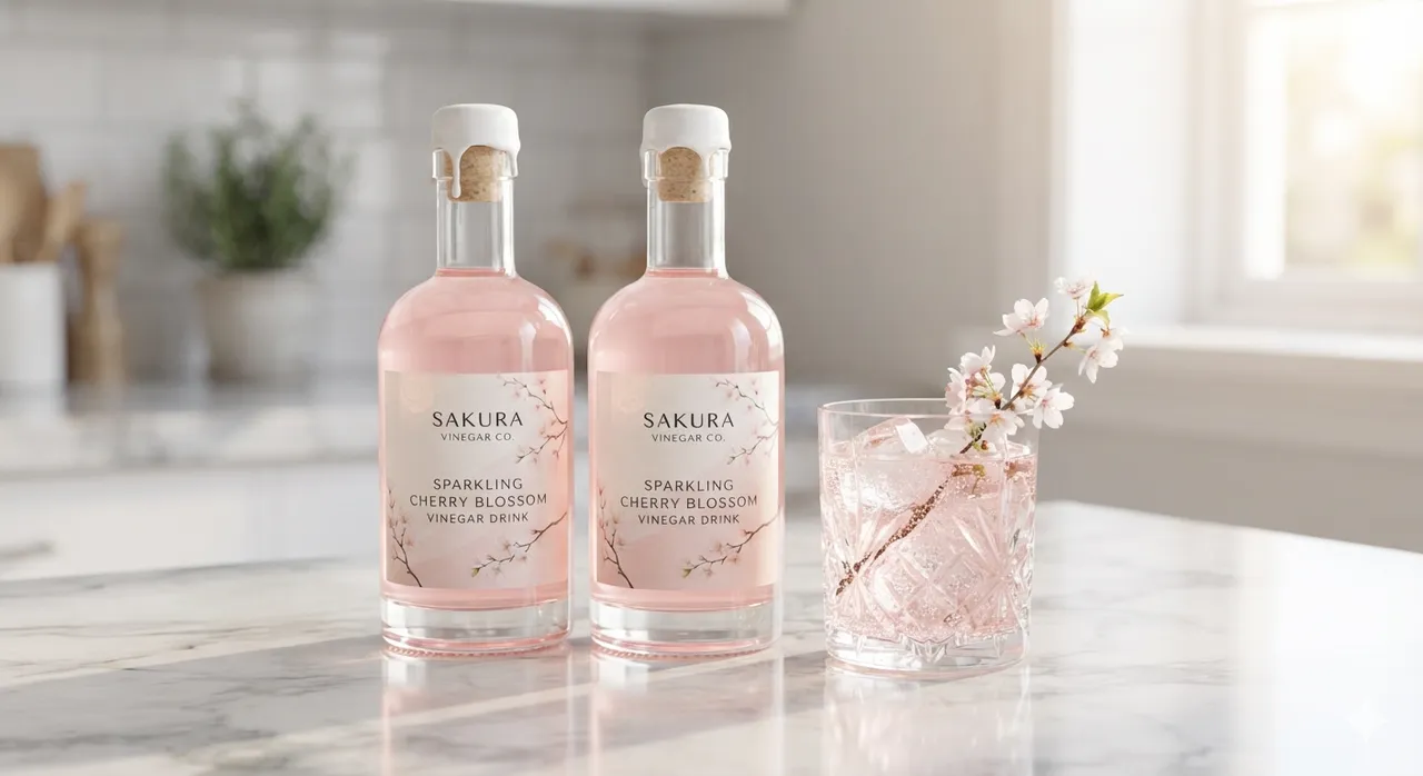 Brand Design: Sakura Fruit Vinegar