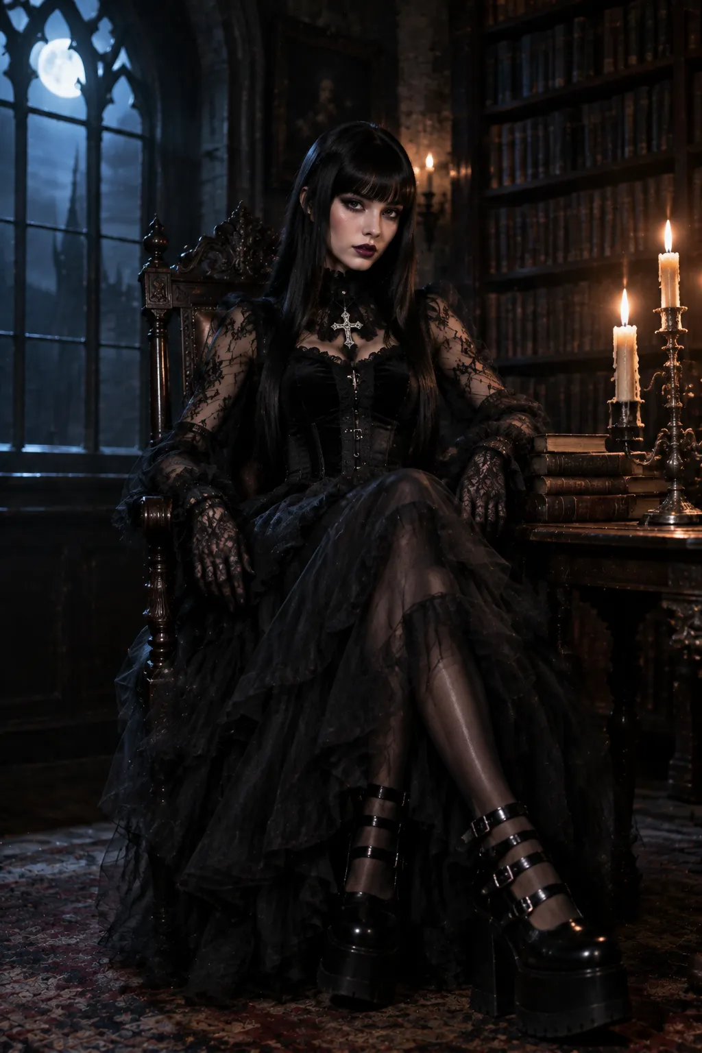 Fashion Photography: Gothic Lace