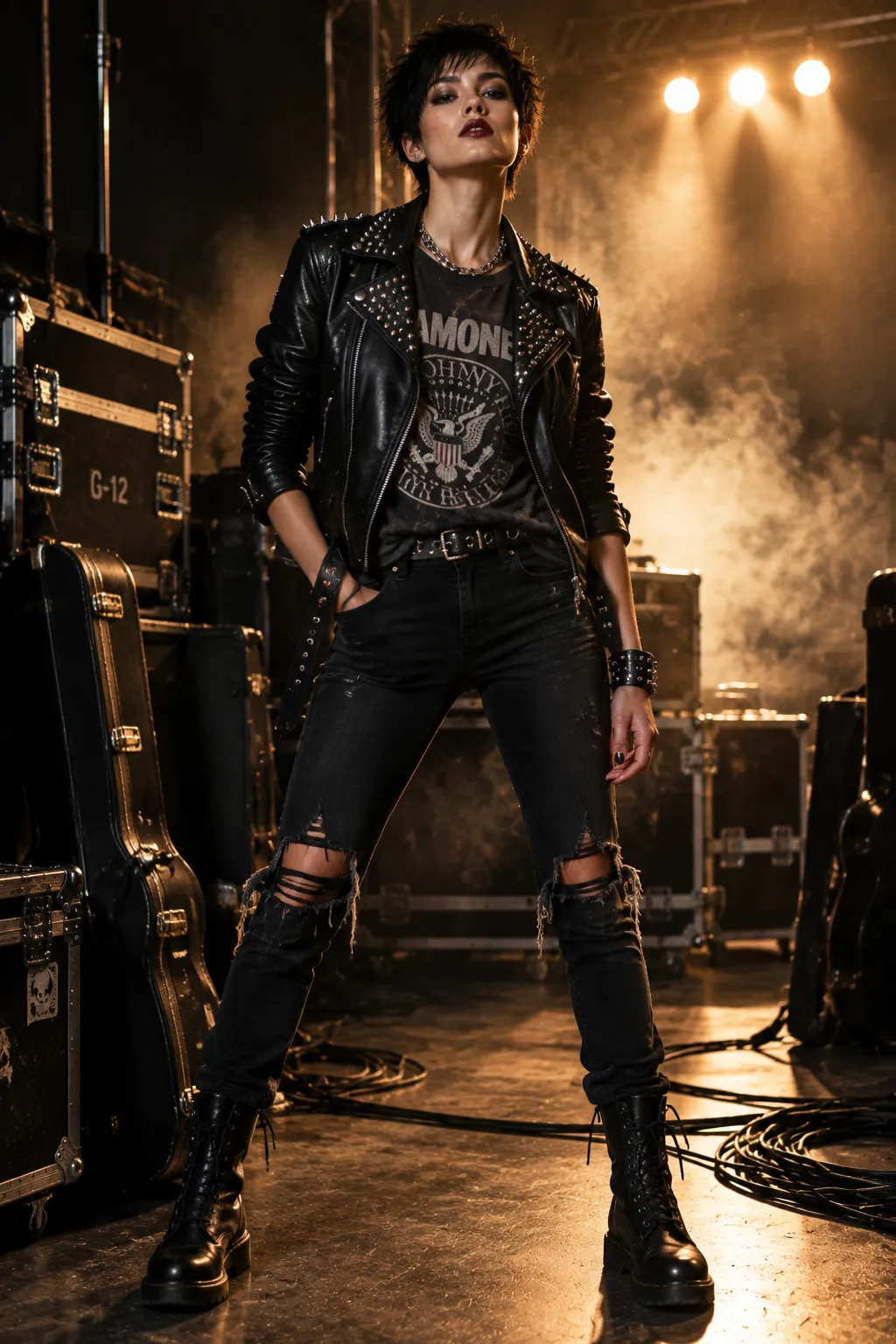 Fashion Photography: Leather Rocker