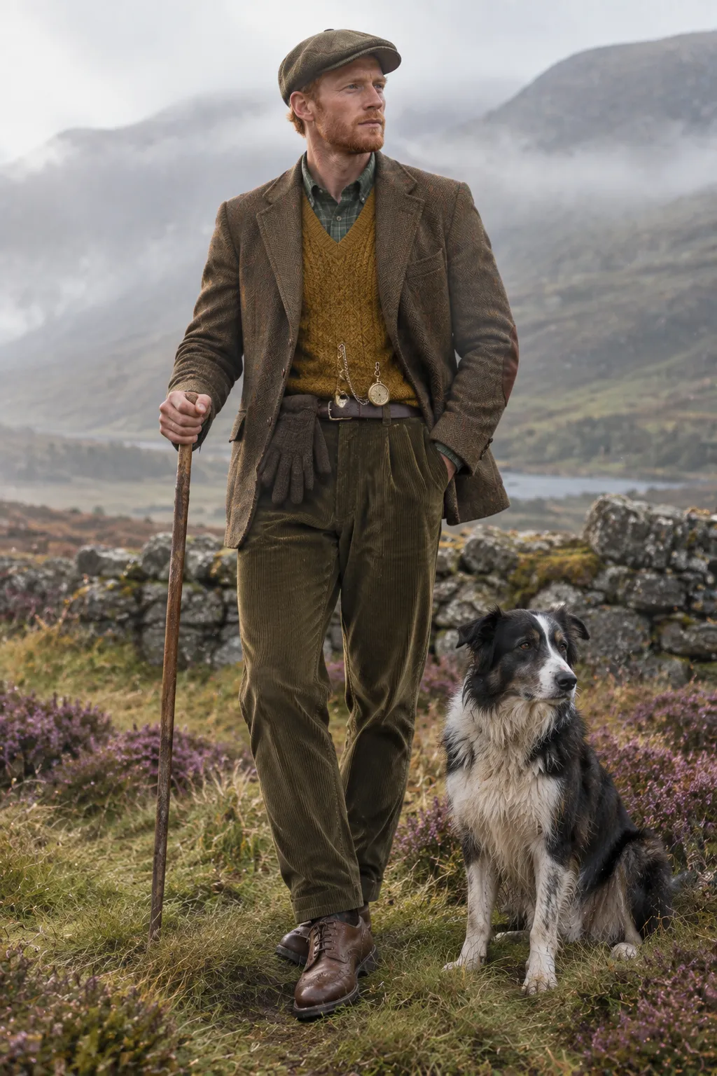 Photographie de mode : tweed et carreaux
