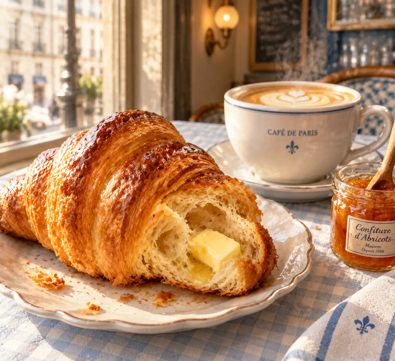 Comida: Croissant de mantequilla