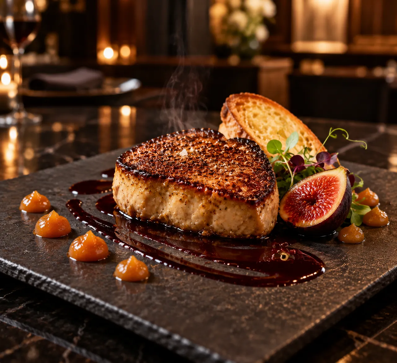 Food Photography: Seared Foie Gras