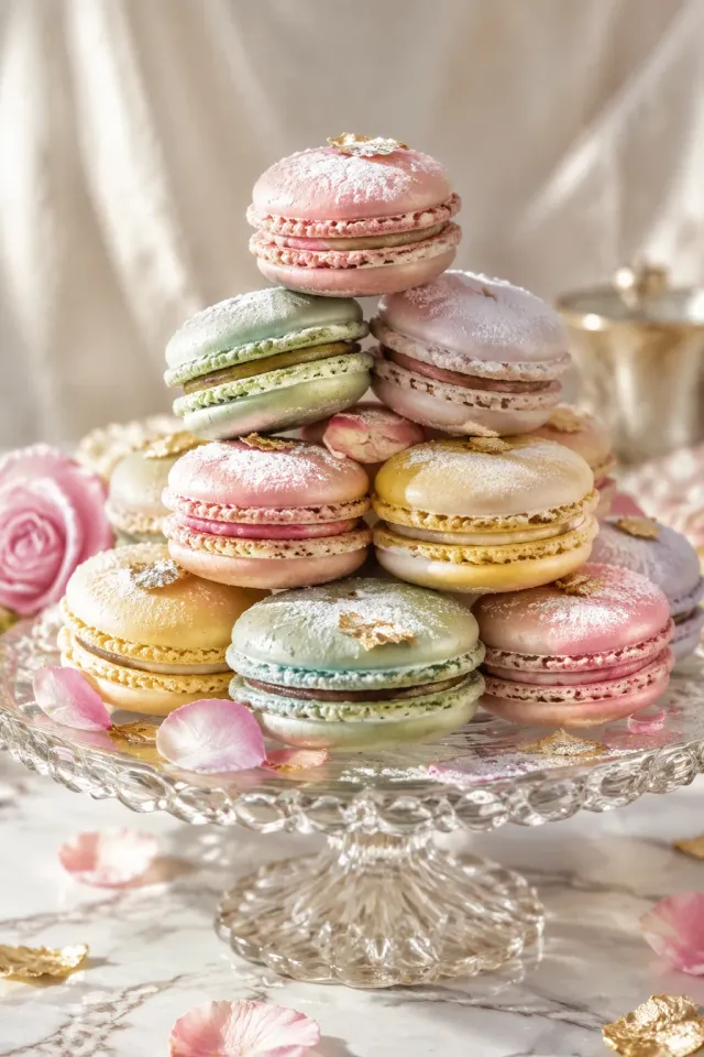 French Dessert: Macaron Tower