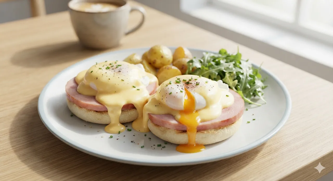 Kuliner: Egg Benedict dengan Hollandaise