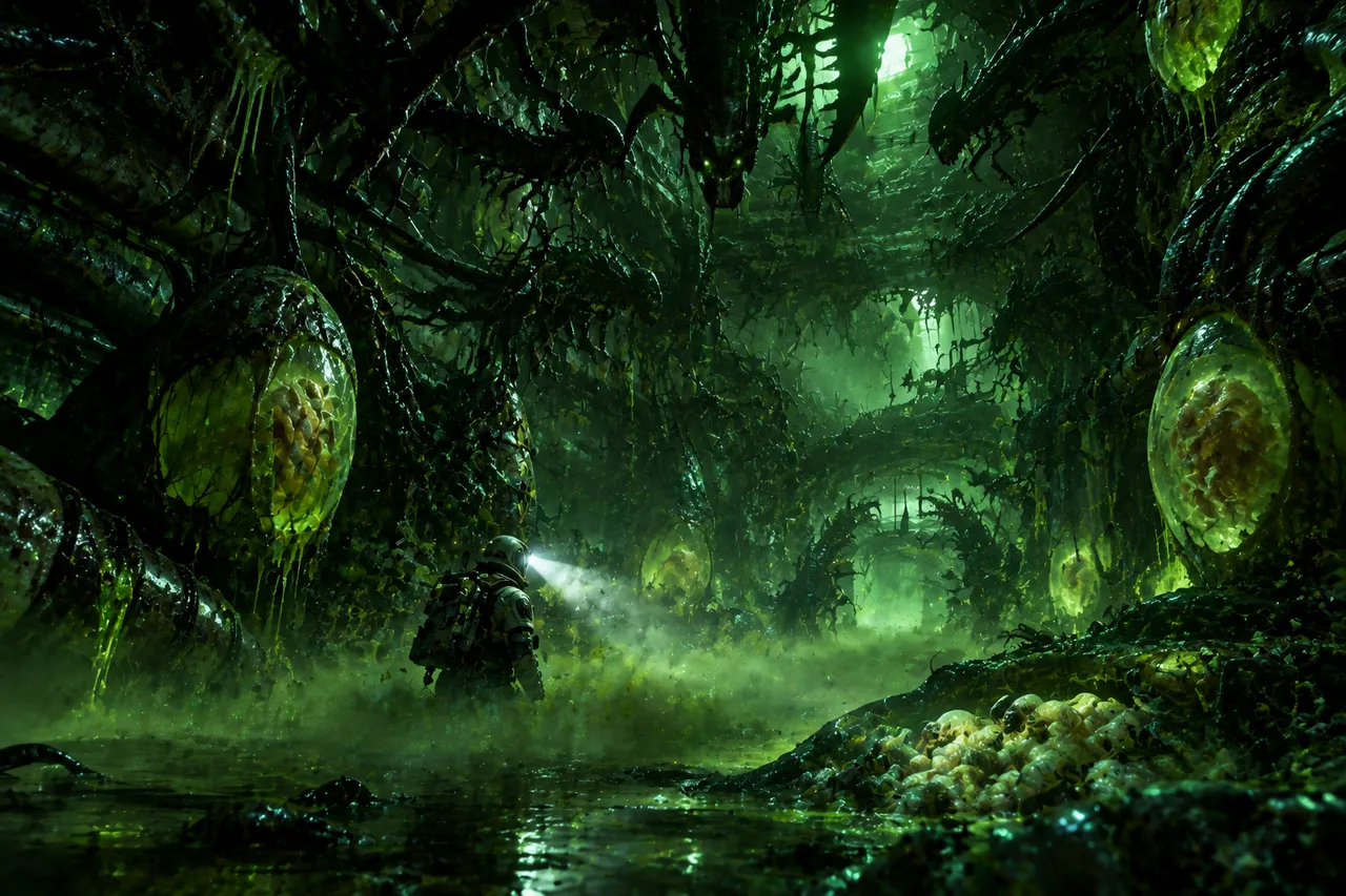 Game Key Art: Alien Hive