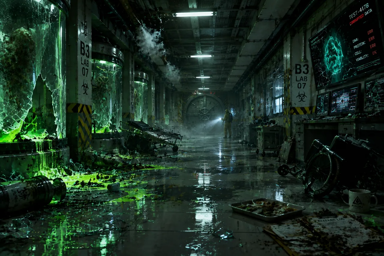 Game Key Art: Bio Lab