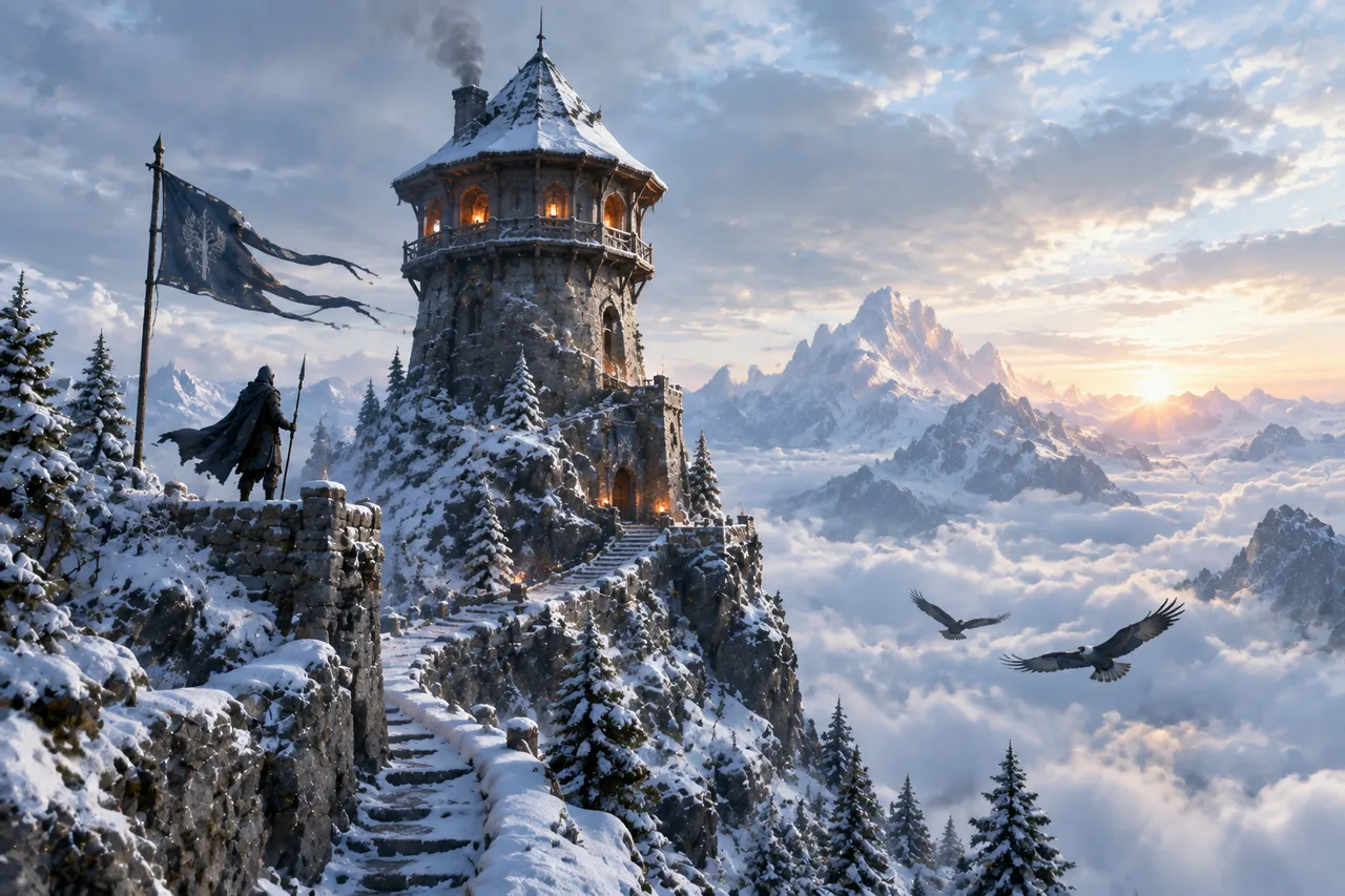 Game Key Art: Summit Watchtower