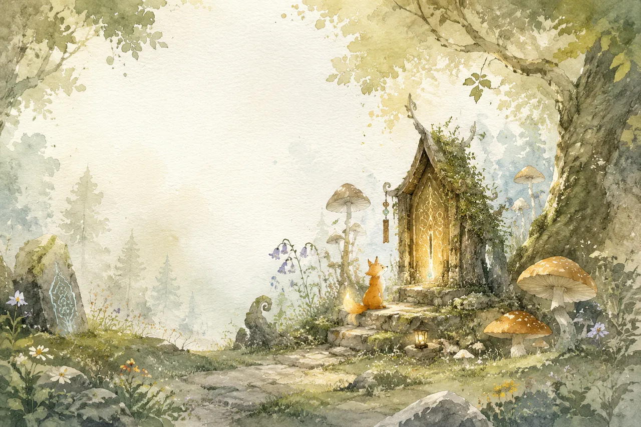 水彩童话：精灵森林 RPG 效果图