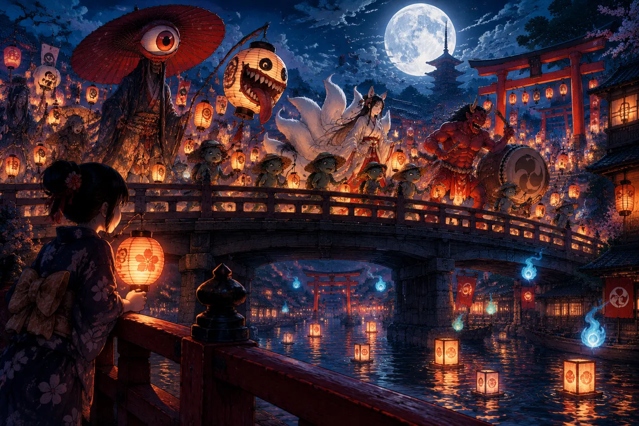 Game Key Art: Yokai Parade