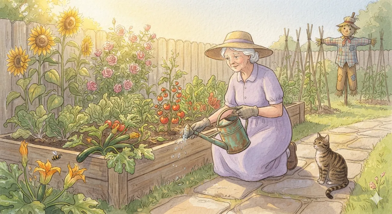 Grandma's Cottage Garden