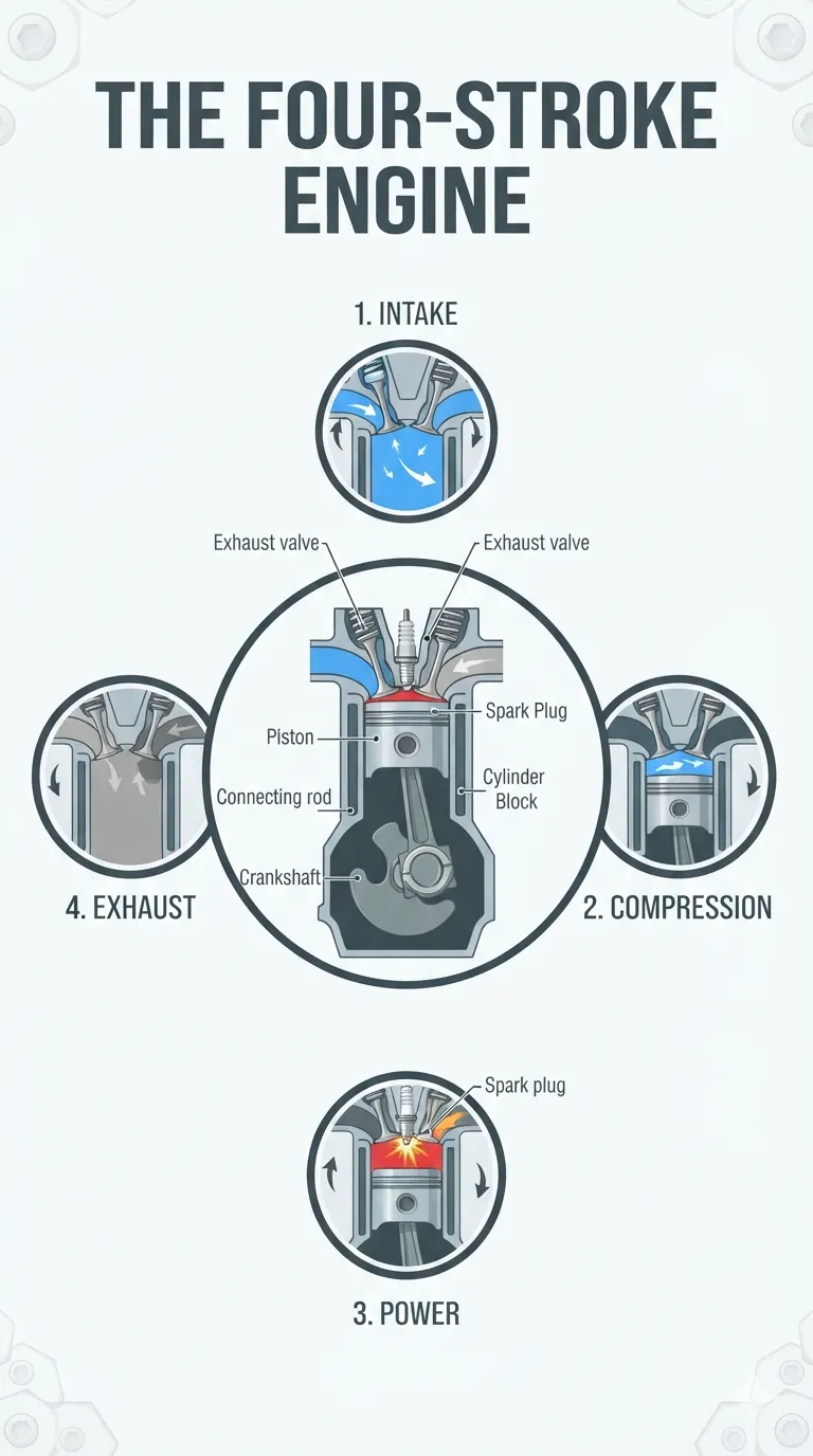 The Four-Stroke Engine