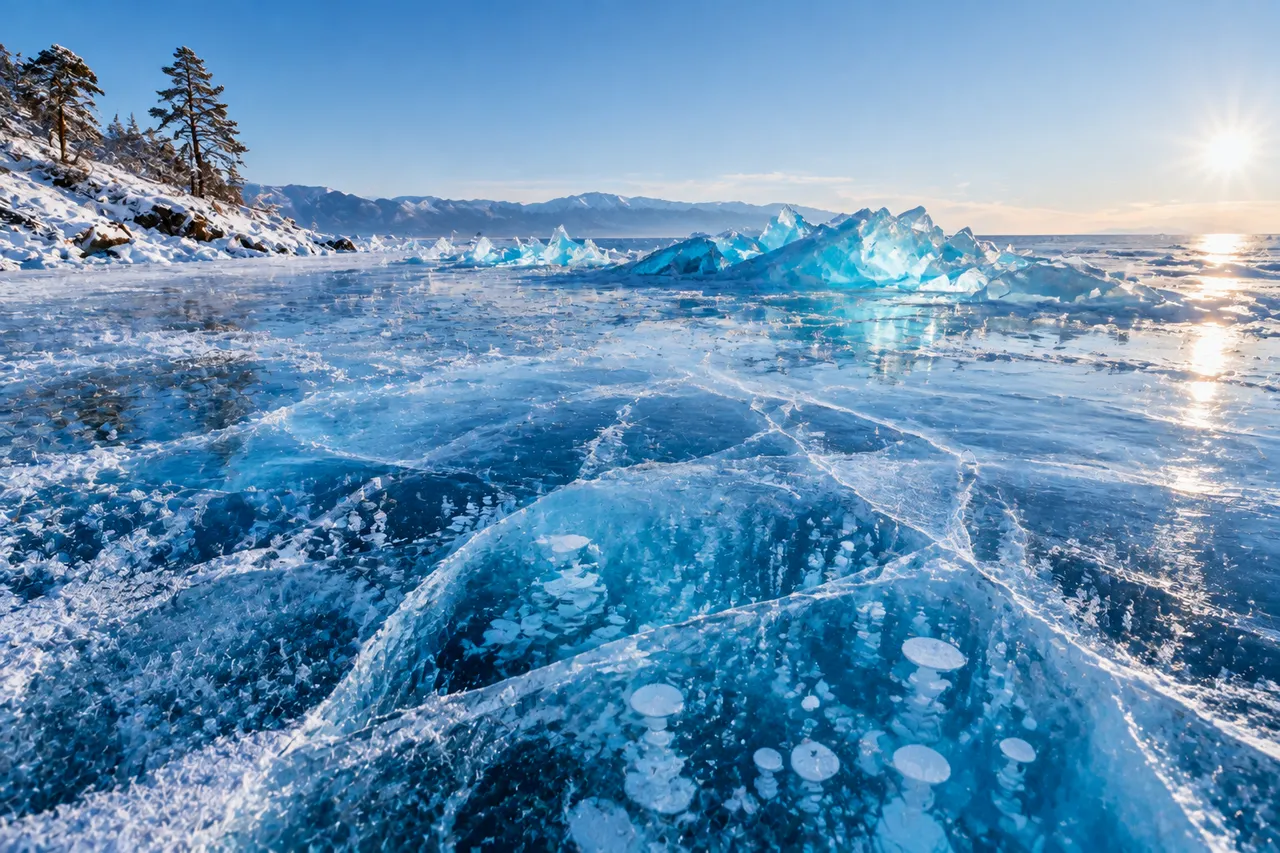 Landscape: Baikal Blue Ice