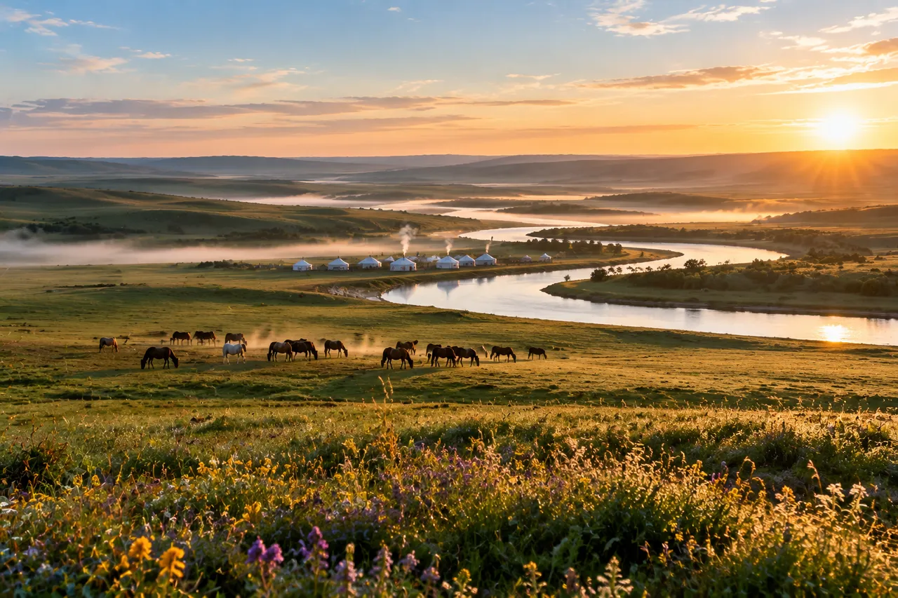 Landschaft: Hulunbuir-Wiesenland