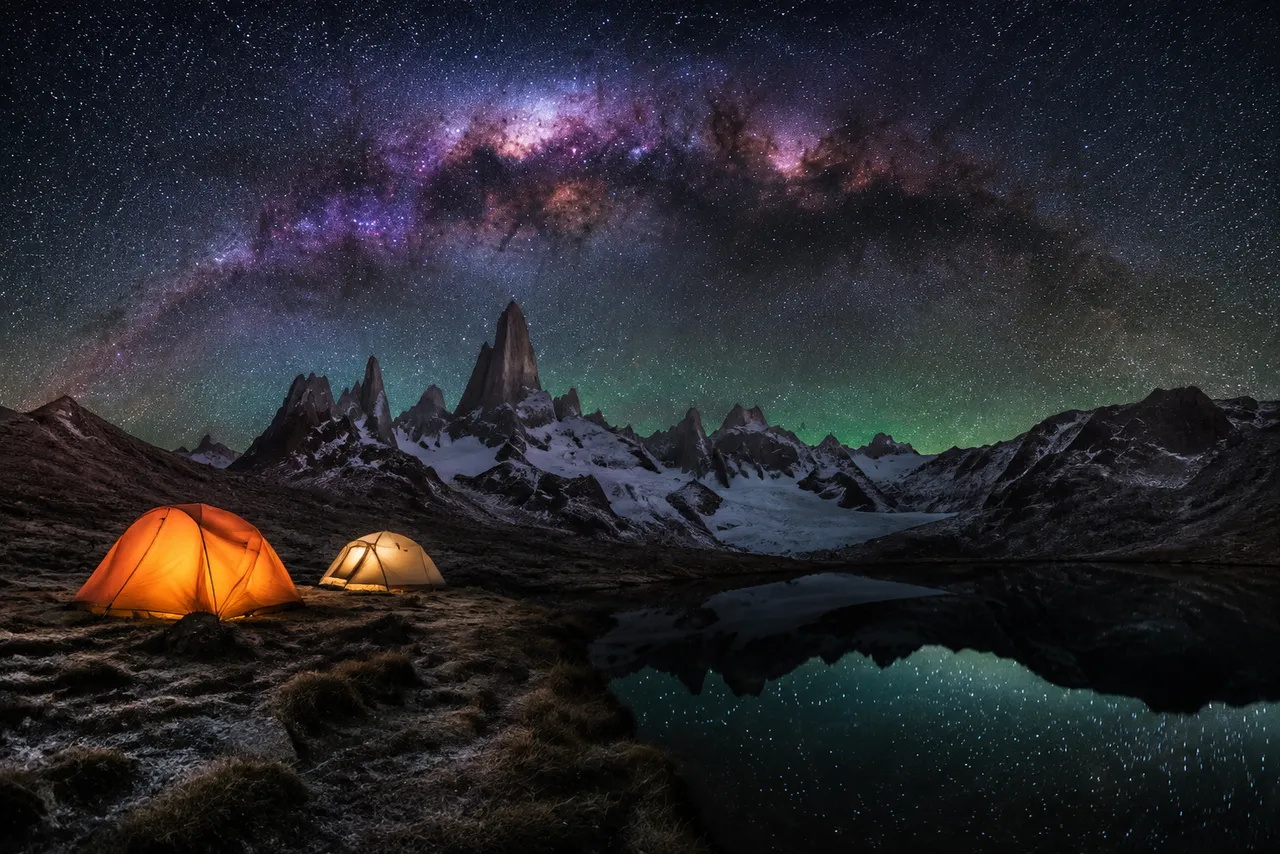 自然风光：高山营地银河 效果图