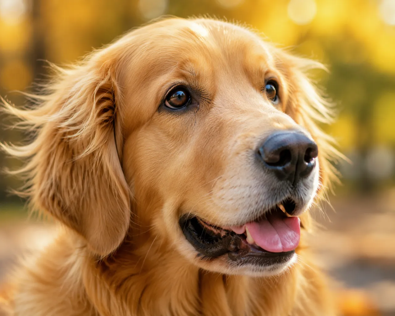 宠物写真：金毛犬肖像 效果图