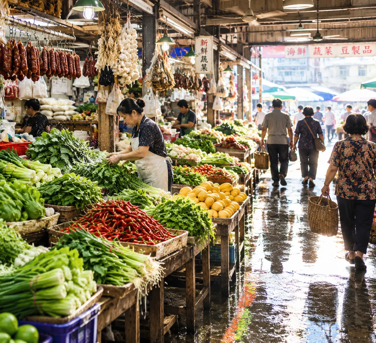 Street Photography: Morning Wet Market