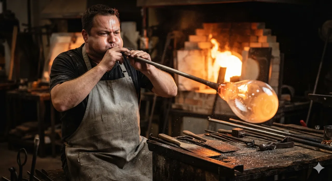 Documentary Photography: Glassblowing Workshop