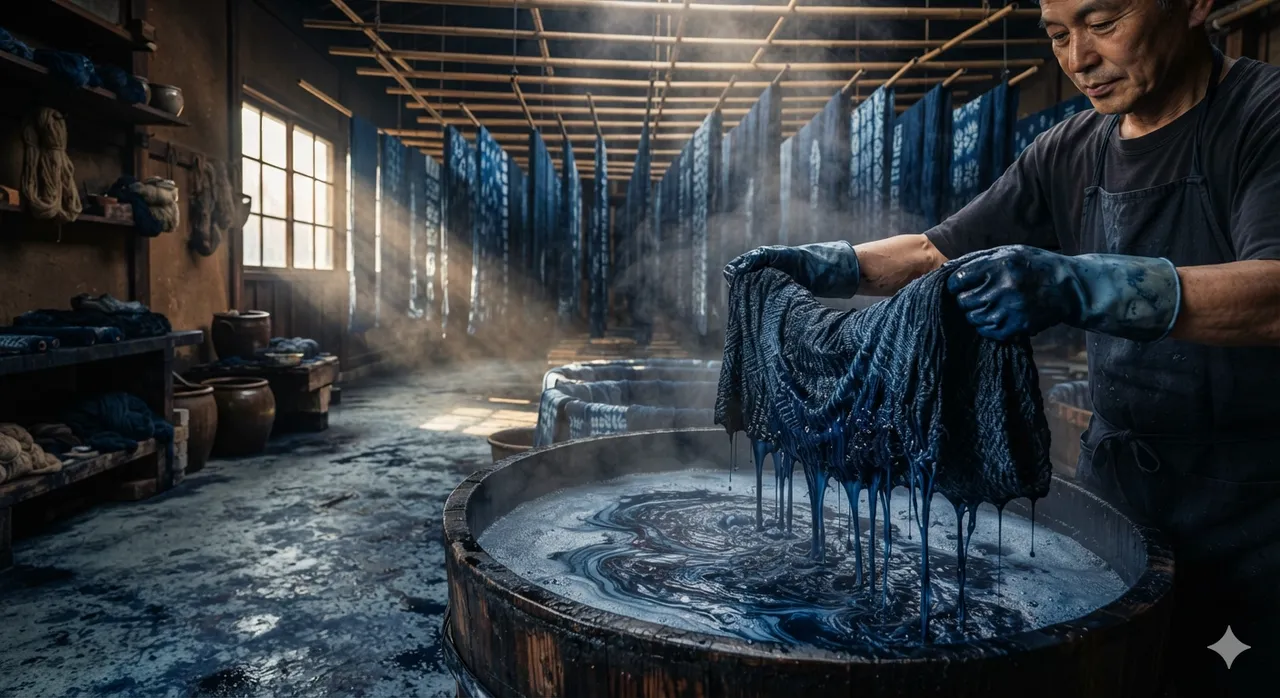 Documentary Photography: Indigo-Dyeing Workshop
