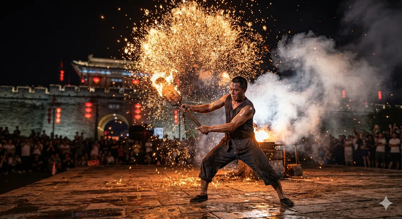 Documentary Photography: Molten Iron Sparks