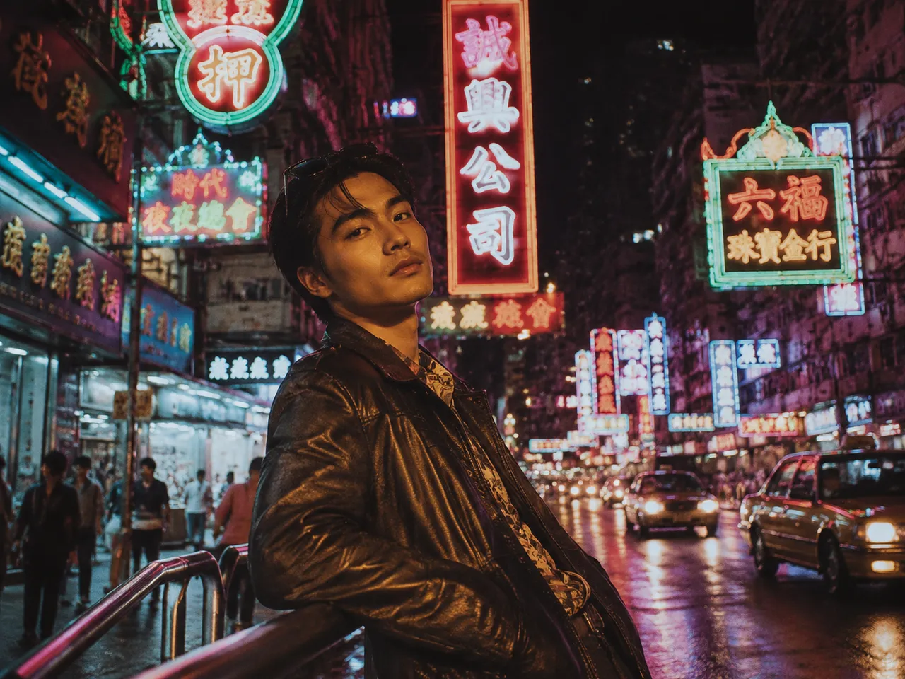 港风胶片：夜色霓虹招牌 效果图