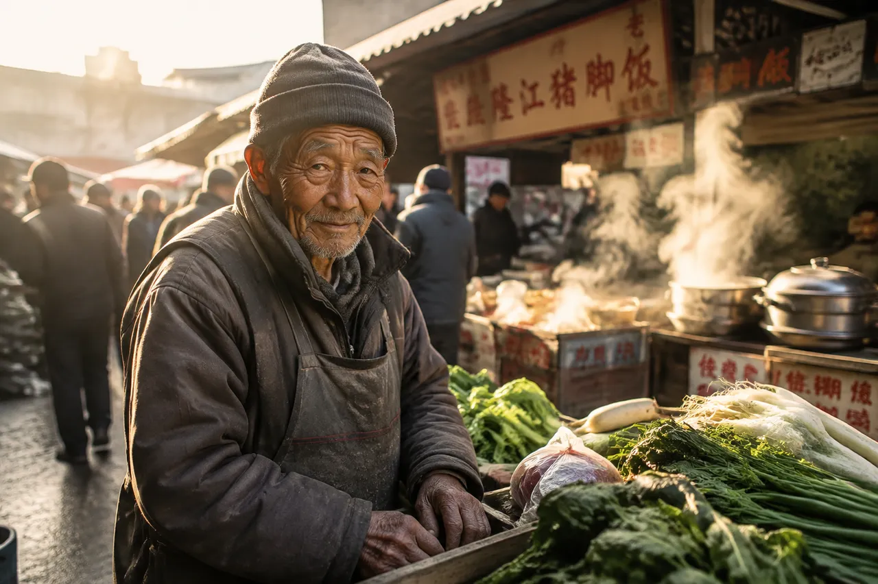 街头纪实：市集小贩 效果图
