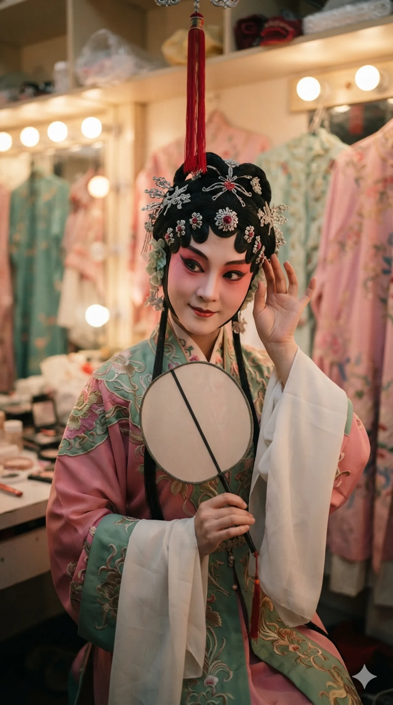 Backstage Portrait: Peking Opera Dan Performer