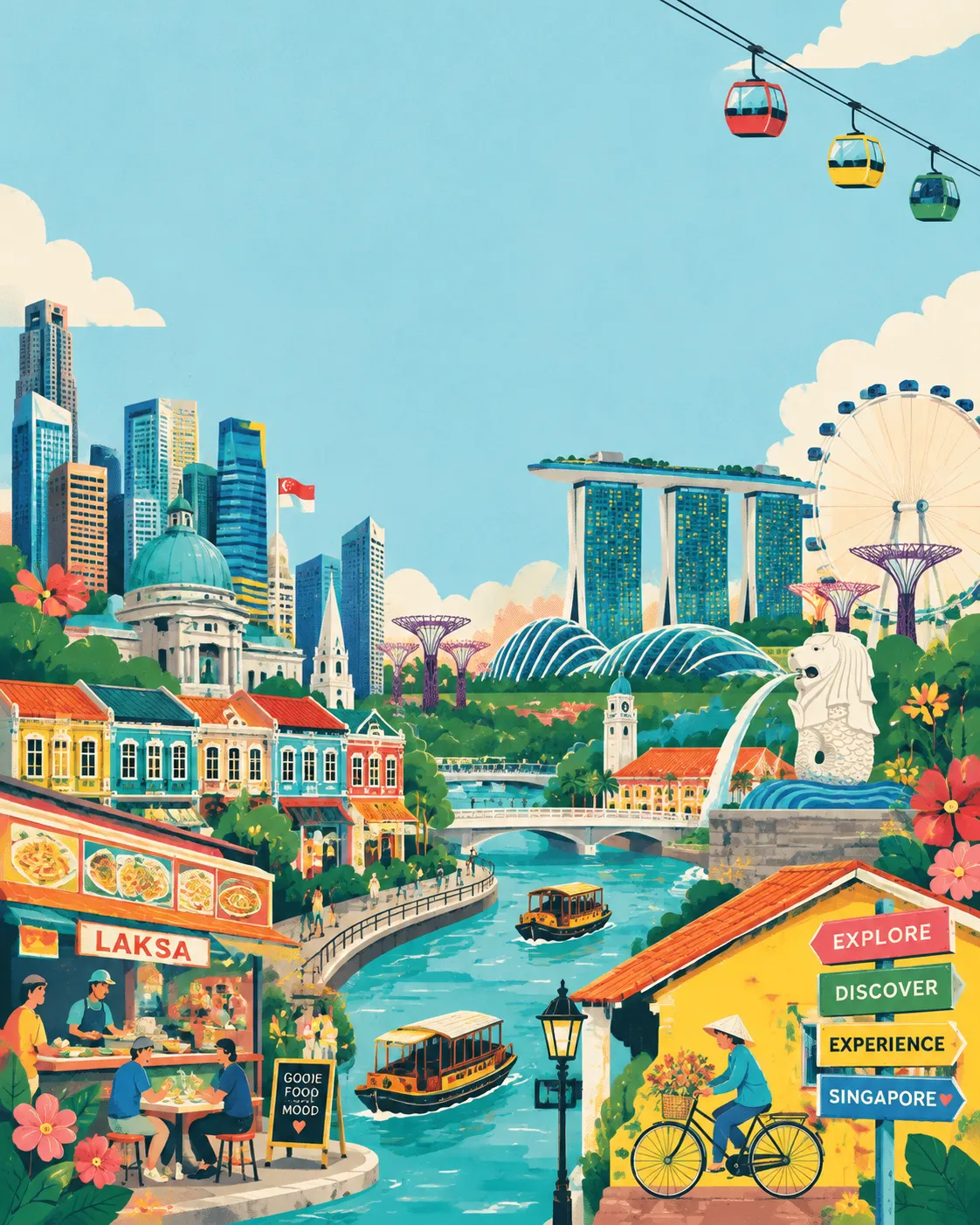 海报 banner：城市观光海报 效果图