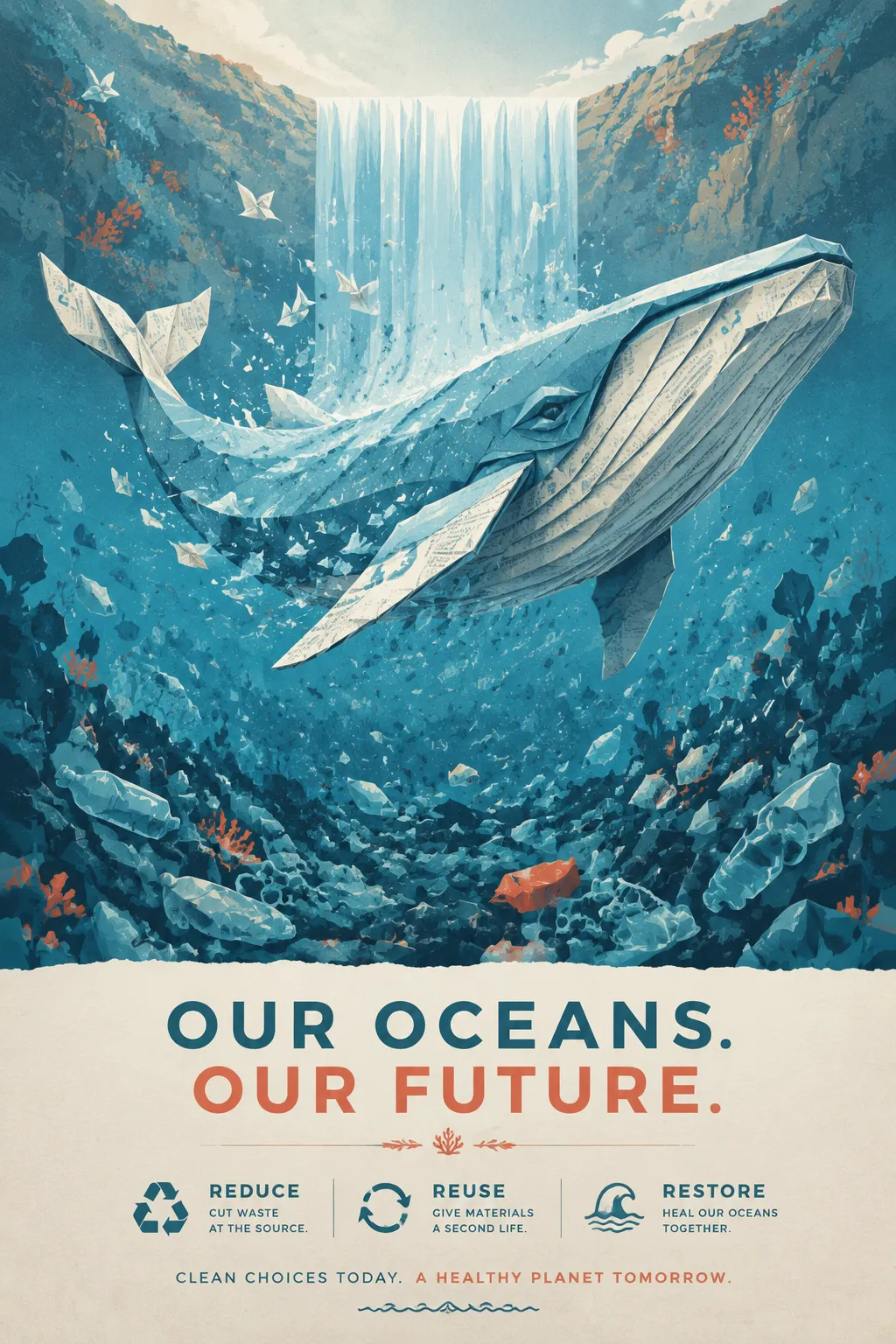 海报 banner：环保公益海报 效果图
