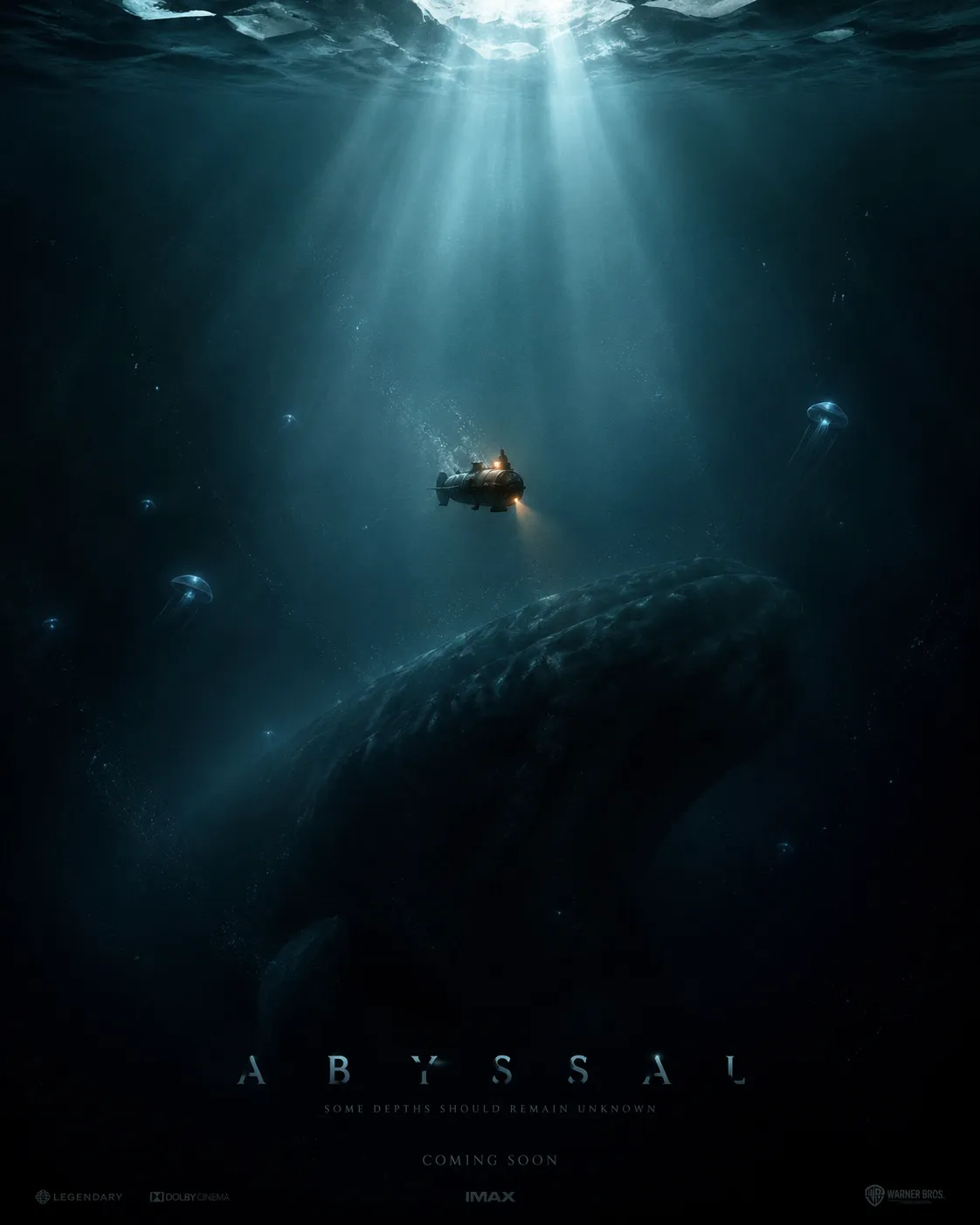 海报 banner：深海微光电影海报 效果图