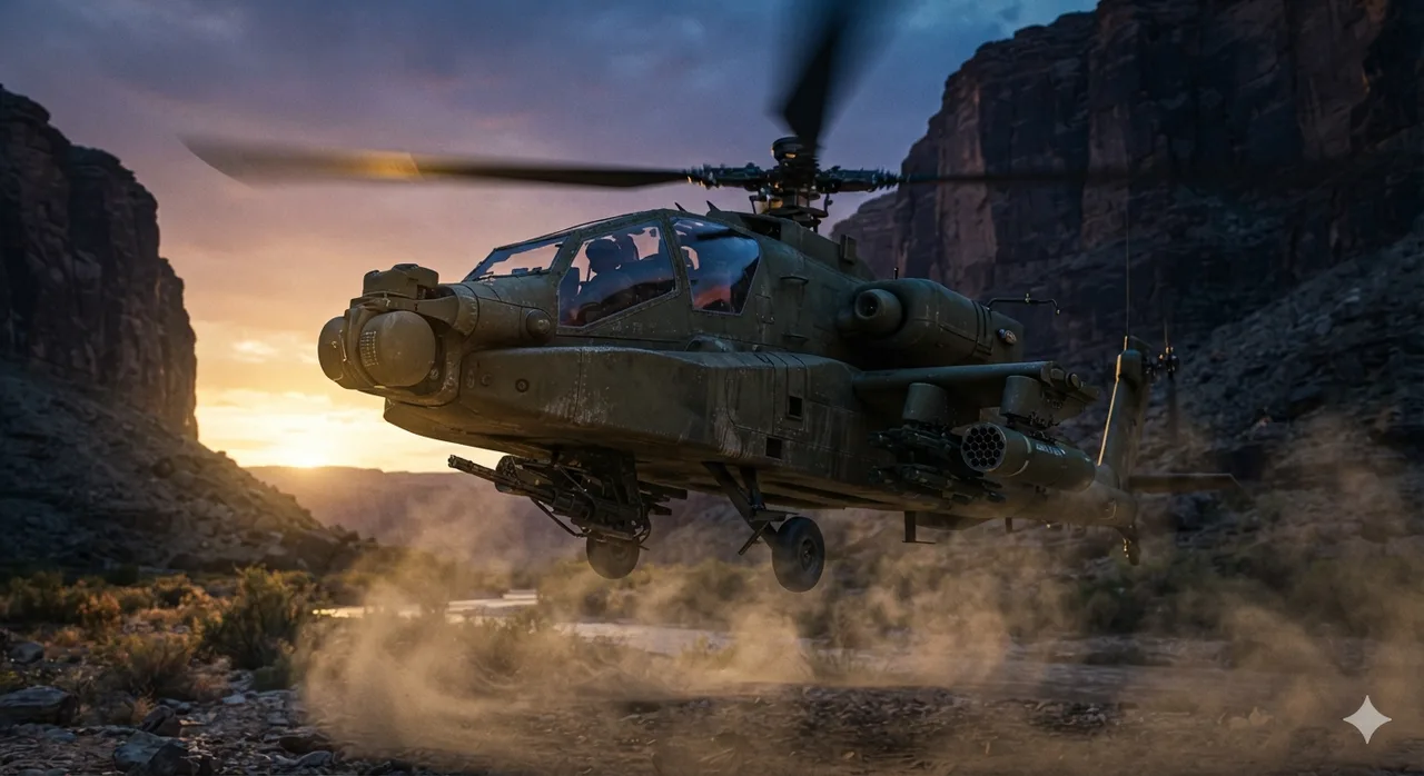 Fahrzeugfotografie: Kampfhubschrauber