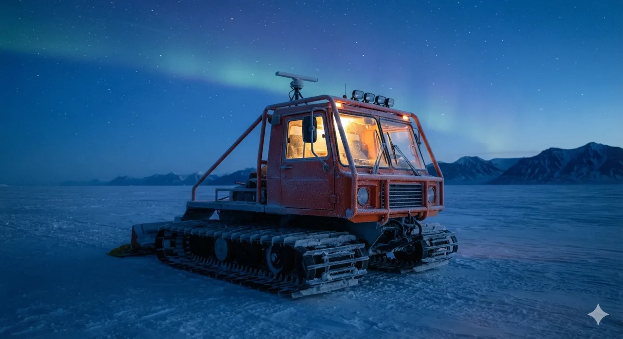 Vehicle Photography: Polar Snowcat