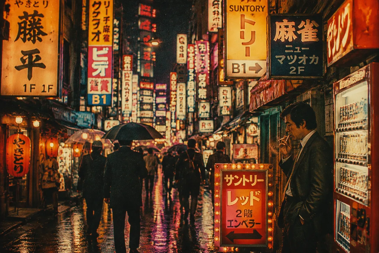 复古胶片：80 年代东京夜色 效果图