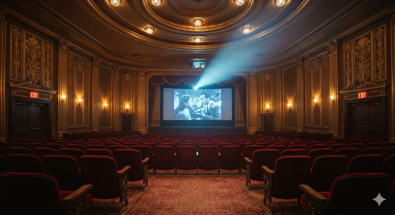 Nostalgic Moments: Vintage Cinema Hall
